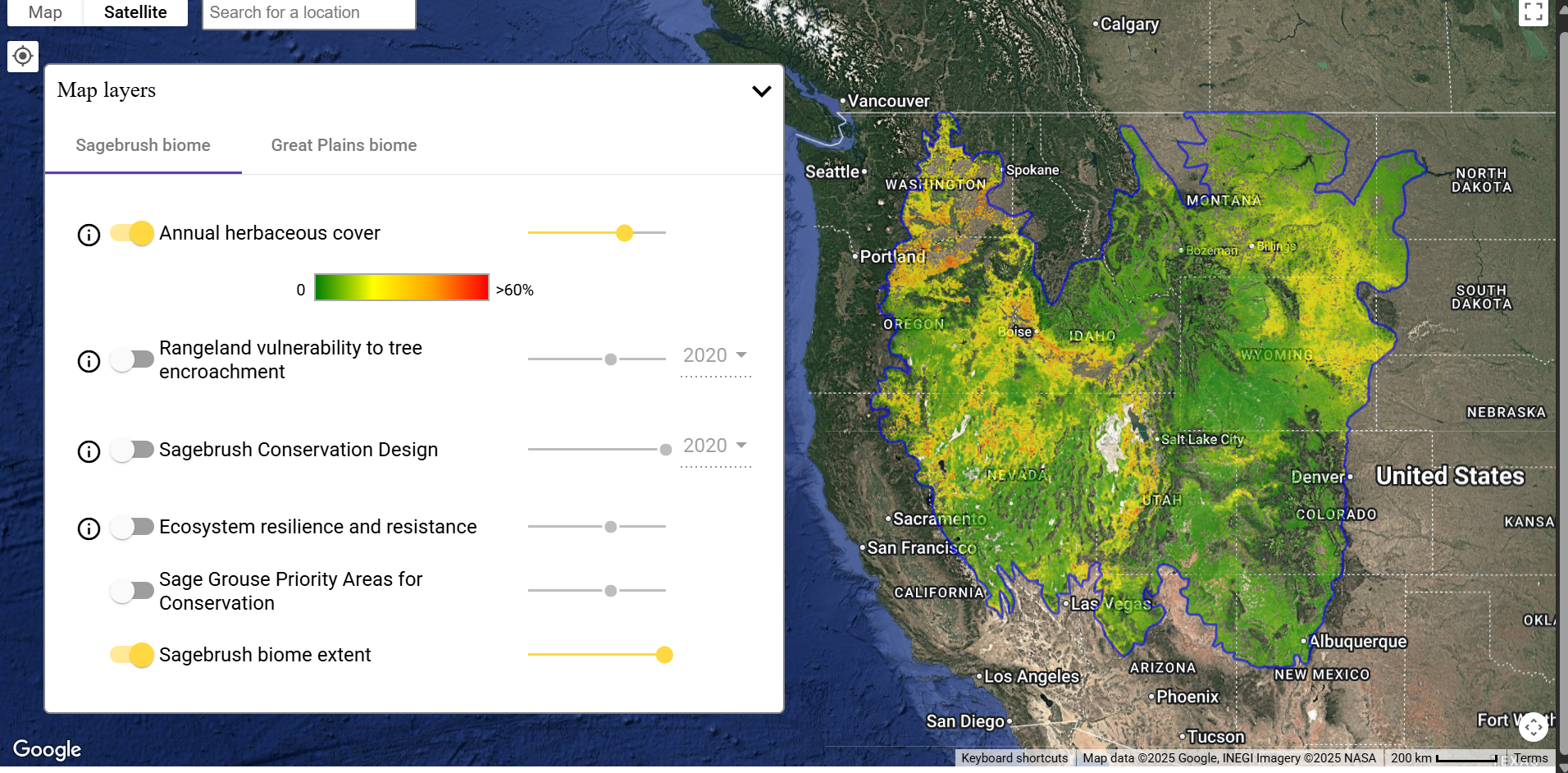 Massive Sage Biome and Annual invasive grasses